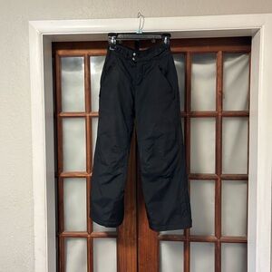 COLUMBIA kids ski pants black Sz 10/12